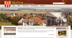 Desktop Screenshot of obec-nucice.cz